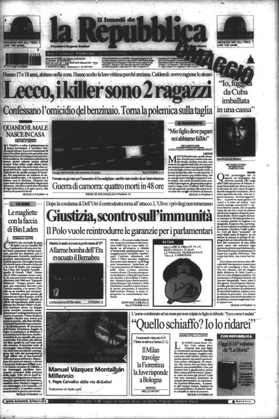 Il lunedì de La repubblica